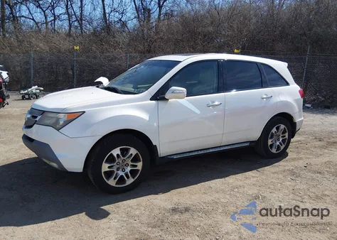 2007 Acura Mdx Technology Package из США, поврежденный, VIN 2HNYD28357H521670